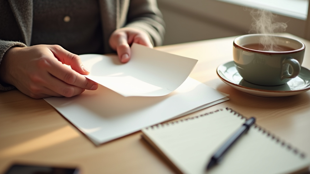 Personne recevant de l'aide pour remplir des documents administratifs