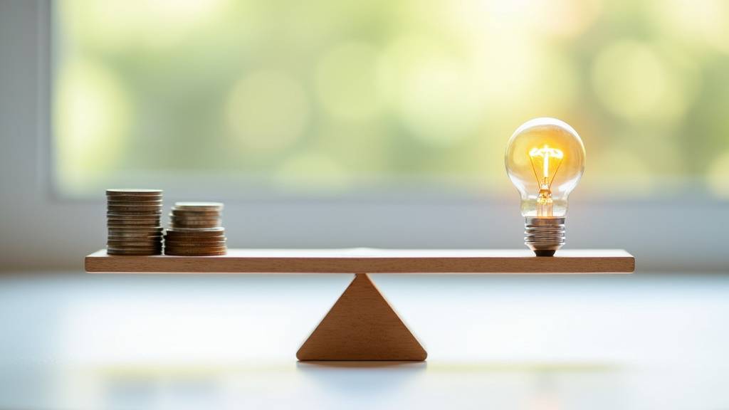 Calcul financier avec tableau de données sur écran d'ordinateur