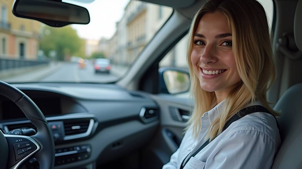Chauffeur VTC au travail en 2025