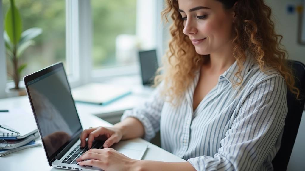 Personne comparant différentes formations freelance sur une tablette