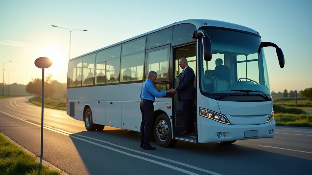Conducteur de bus urbain en formation pratique