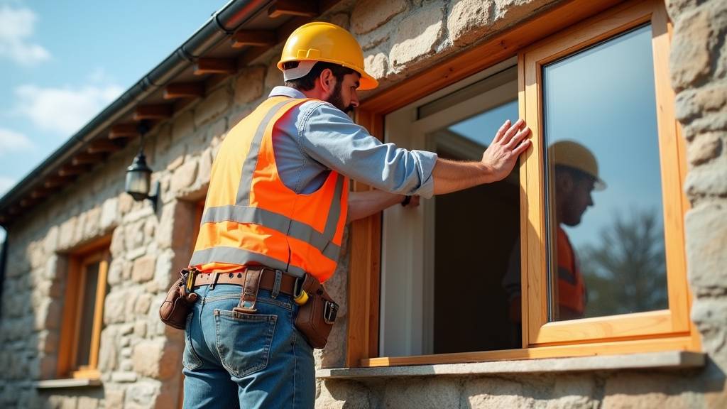 Exemple de différents types de vitrage pour fenêtres