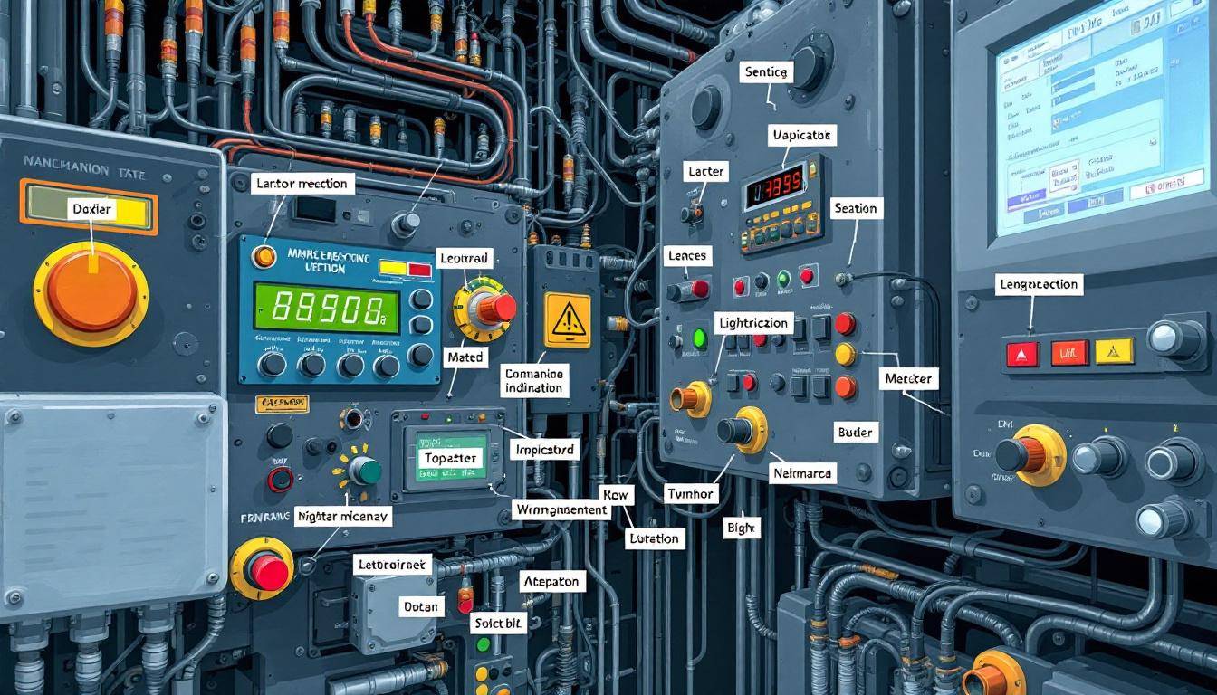 Outils de diagnostic électronique modernes dans un garage