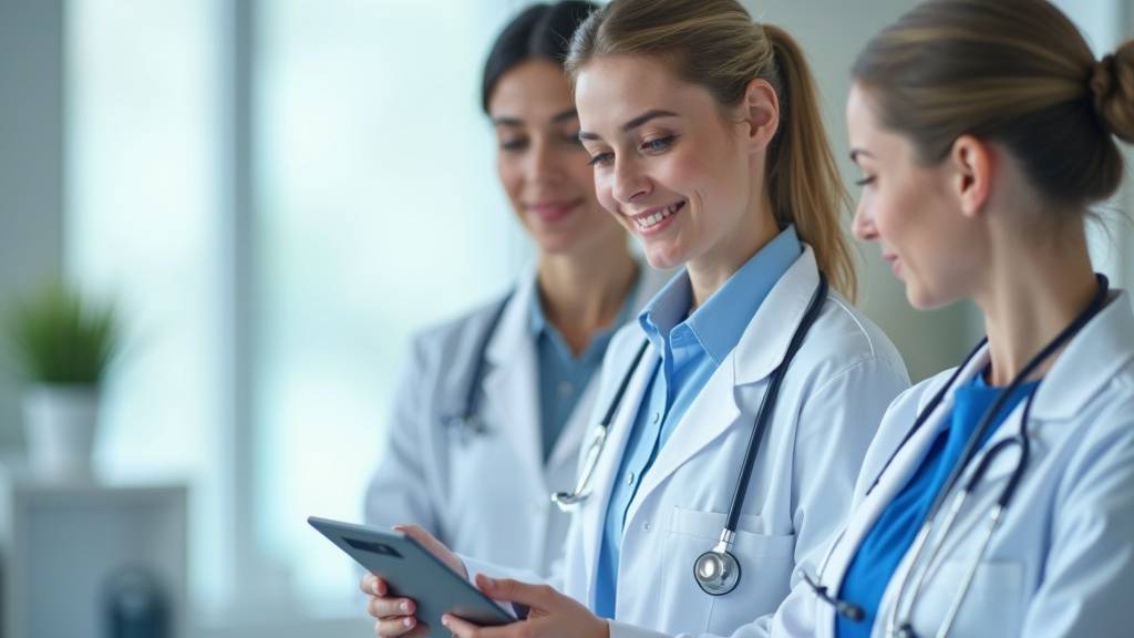 Échange humain entre secrétaire médicale et patient