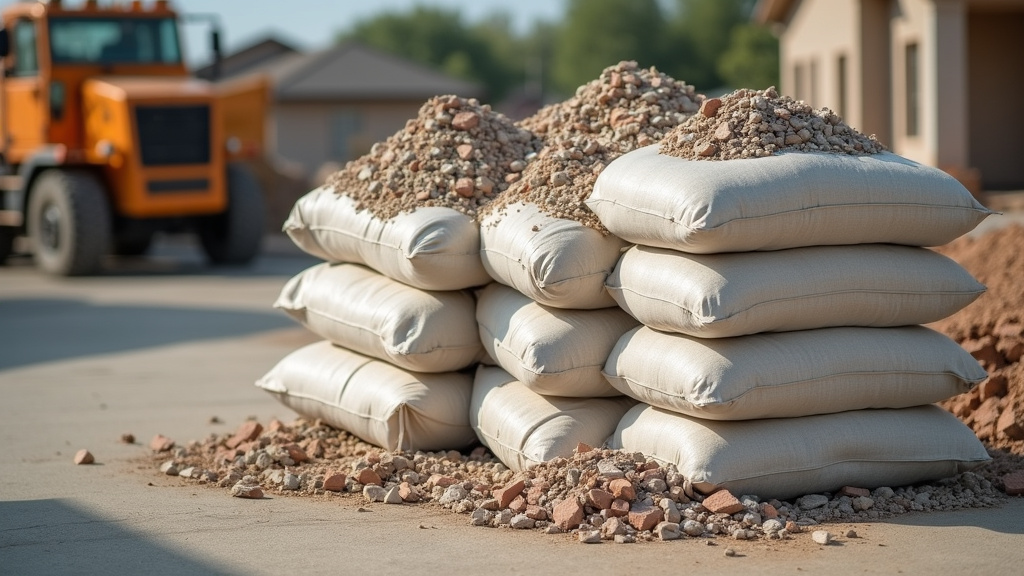 Big bags adaptés aux différents types de déchets de chantier