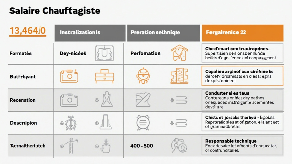 Évolution de carrière d'un chauffagiste en 2025