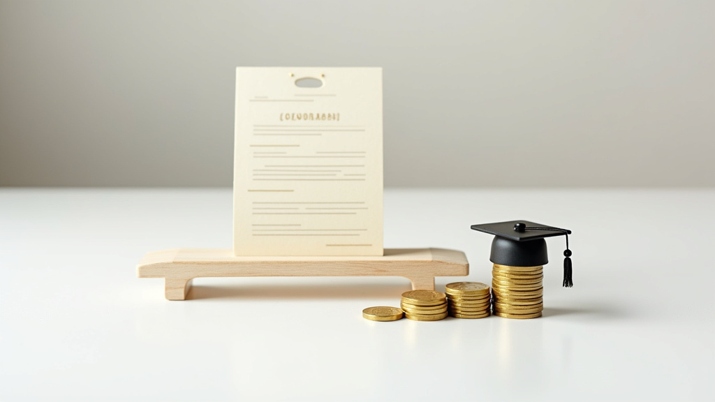 Jeune étudiant en alternance avec des chiffres de salaire