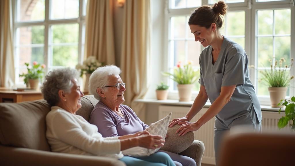 Maitresse de maison organisant la vie quotidienne en etablissement social