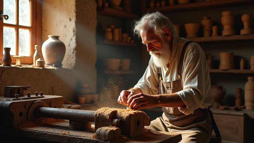 Artisan travaillant dans son atelier en 2026