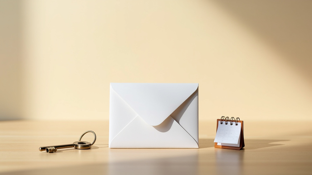 Locataire redigeant une lettre de preavis de depart