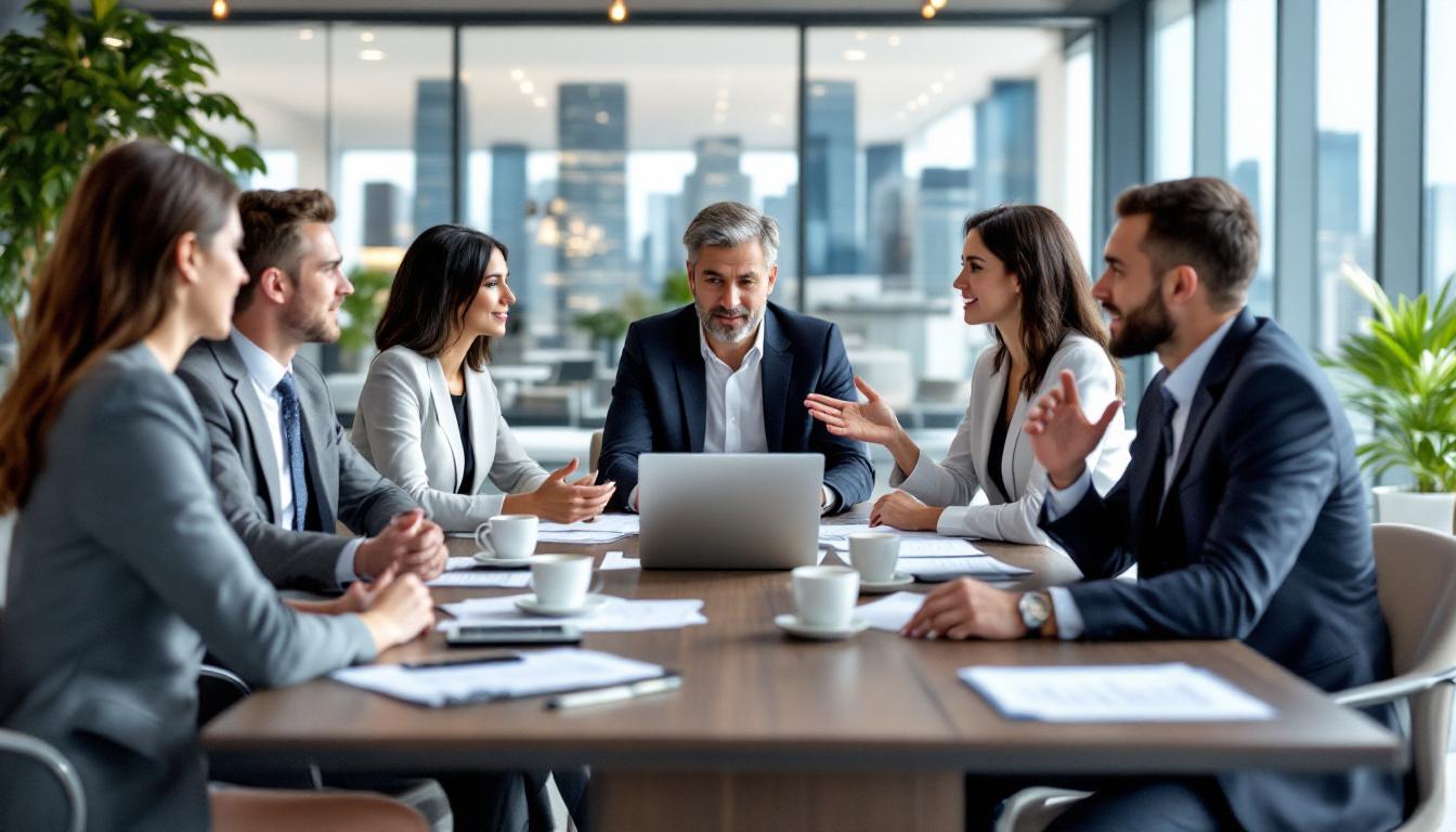 Responsable commercial junior travaillant sur son ordinateur