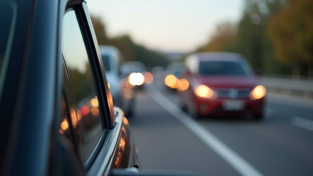 Personne révisant le code de la route sur tablette avec des notes manuscrites