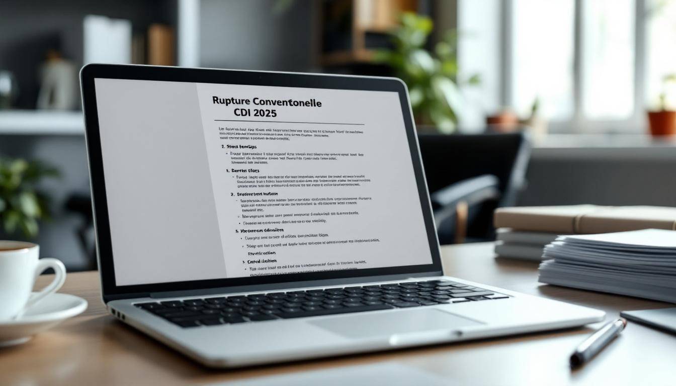 Rupture conventionnelle CDI procédure 2025 entretien employeur salarié