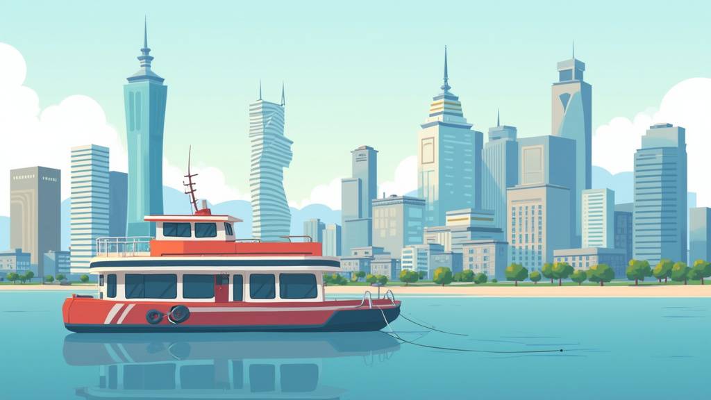 Vue panoramique de Séoul avec des gratte-ciel modernes et des montagnes en arrière-plan