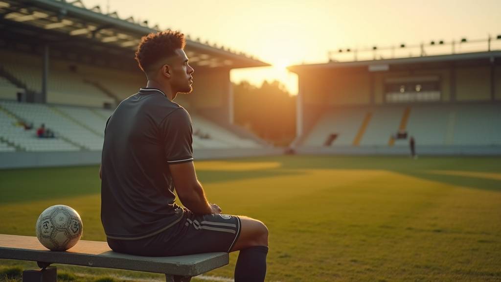 Footballeur de Ligue 2 BKT sur la pelouse