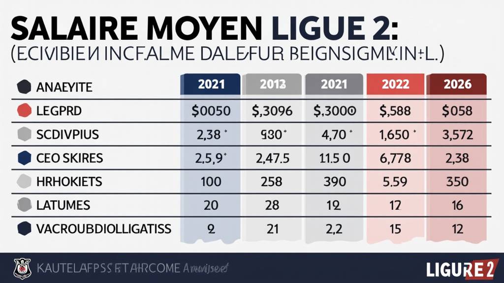 Salaire Moyen Ligue 2 : Combien Gagne un Footballeur Professionnel en 2026 ?